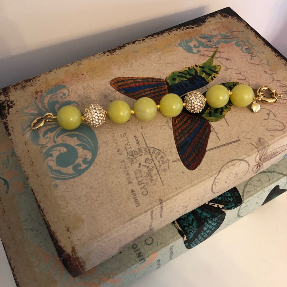 Large beaded Jcrew bracelet